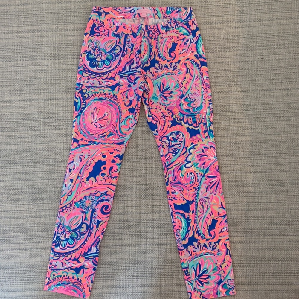 Lilly Pulitzer Pink Floral Pants